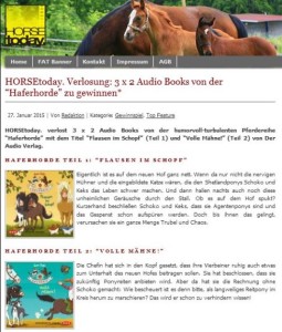 HORSEtoday Audio Books Haferhorde zu gewinnen