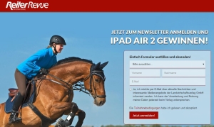 Reiter Revue Newsletter iPad Air2 zu gewinnen