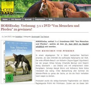Horsetoday DVD Von Menschen und Pferden zu gewinnen