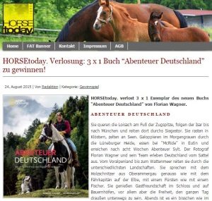 HORSEtoday Gewinnspiel Abenteuer Deutschland