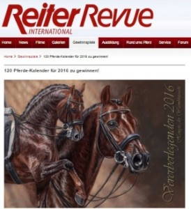 Reiter Revue Pferdekalender 2016 Gewinnspiel