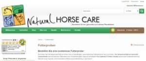 Natural Horse Care gratis Futterproben