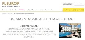 Fleurop Gewinnspiel Muttertag Gut Ising