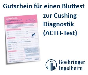 Gutschein für einen Bluttest zur Cushing-Diagnostik Boehringer Ingelheim
