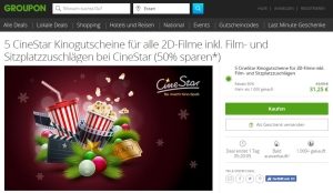 CineStar Groupon Deal