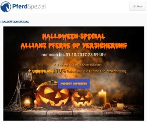 Halloween Special Allianz Pferde OP Versicherung