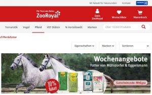 ZooRoyal Gutscheincode Mühldorfer & Eggersmann Pferdefutter