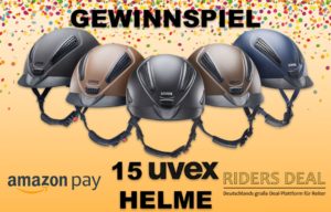 Riders Deal Gewinnspiel Uvex Reithelme amazon pay