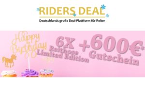 RidersDeal Gewinnspiel zum Geburtstag