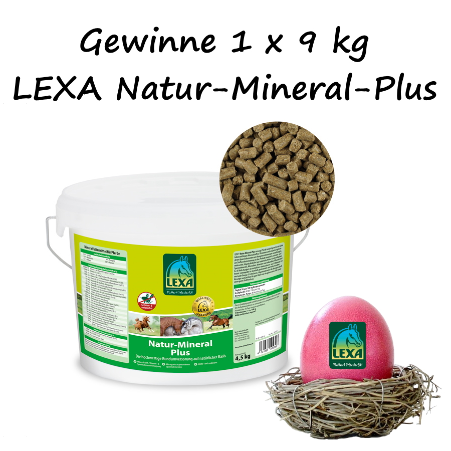 Oster-Gewinnspiel 2020 - Gewinne 1 x 9 kg LEXA Natur-Mineral-Plus