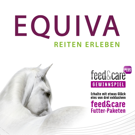 EQUIVA Gewinnspiel feed&care Pferdefutter Paket
