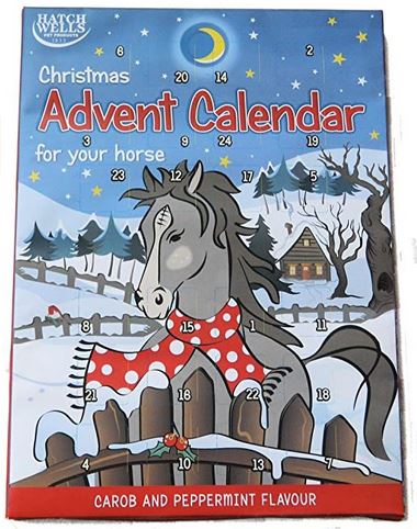 Hatchwells Adventkskalender mit Pferdeleckerlies
