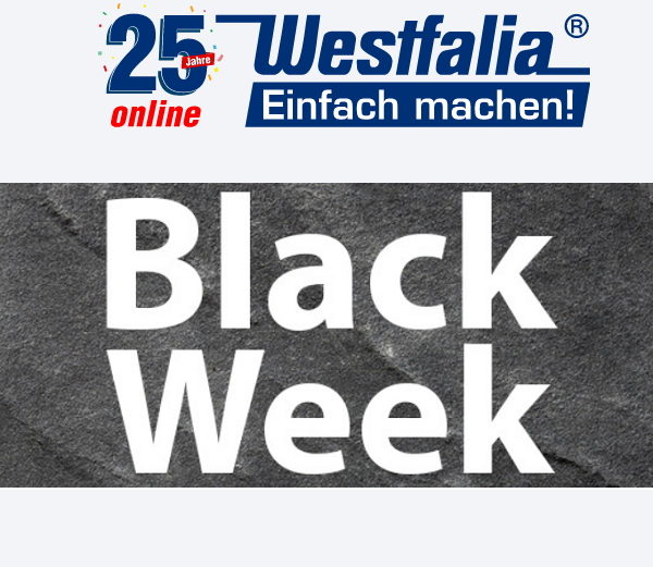 Black Week bei Westfalia