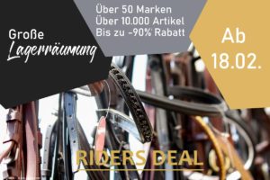 RidersDeal Lagerräumung ab 18. Februar 2021