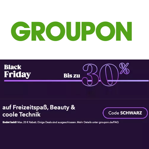 Groupon Extra-Rabatt Black Friday