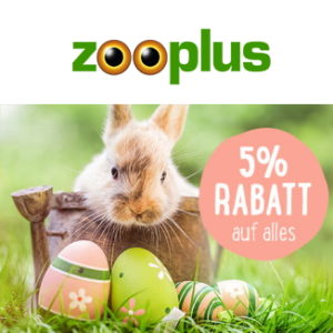 zooplus Gutschein-Code zu Ostern 5 % Rabatt