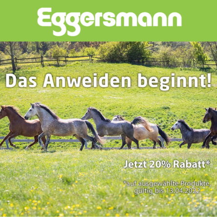 Eggersmann Gutschein-Code: Bis zu 20 % Rabatt auf Pferdefutter