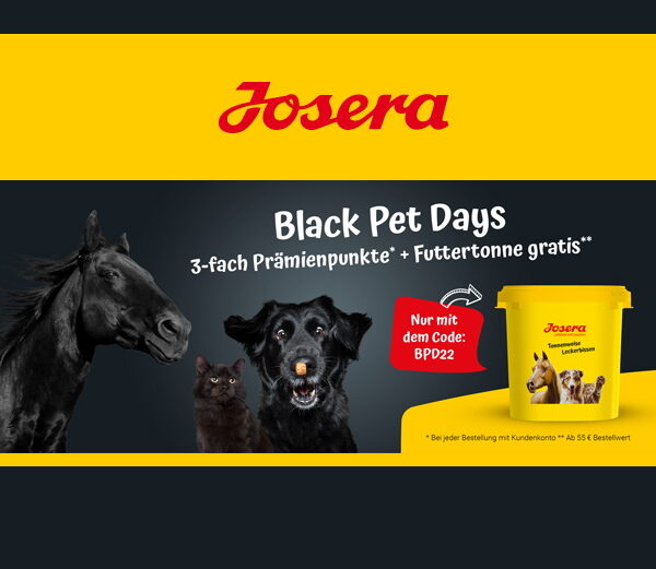 Josera Black Pet Days