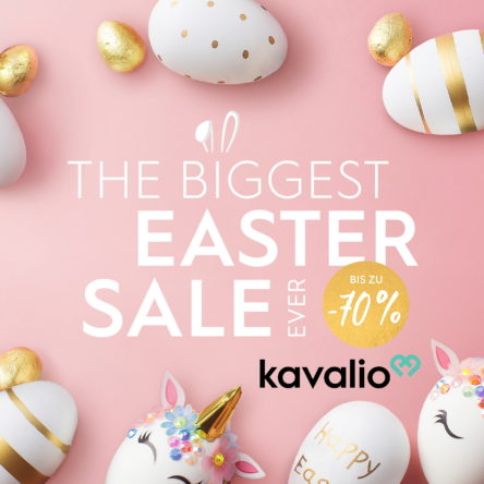 Easter Sale bei kavalio.de: Bis zu 70 % sparen