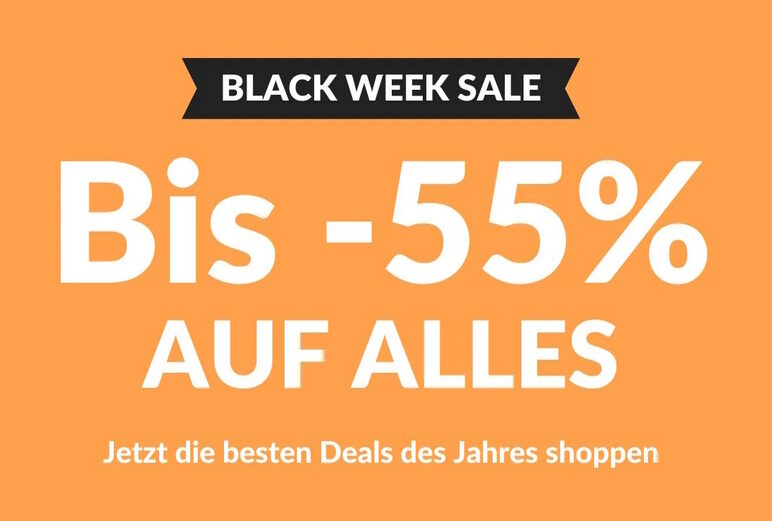 vetevo Black Week Sale - Bis zu 55 Rabatt auf Alles