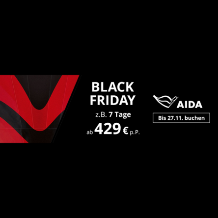 AIDA Kreuzfahrt Black Friday Deal