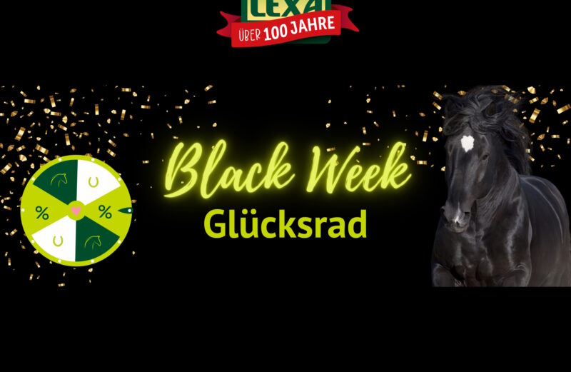 LEXA Pferdefutter Black Week Glücksrad